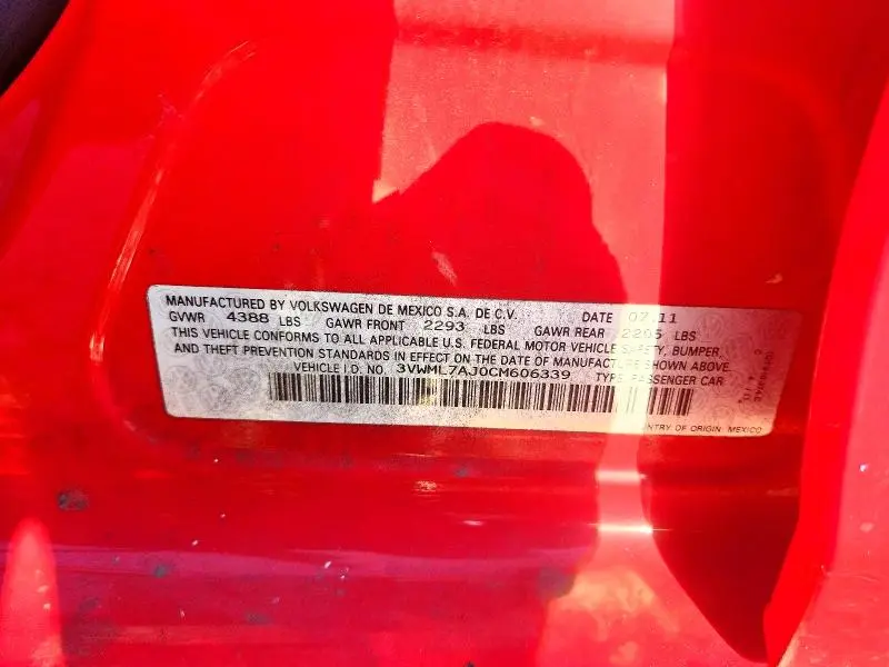 2012 VOLKSWAGEN JETTA TDI  
