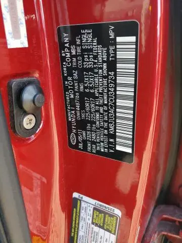 2012 HYUNDAI TUCSON GLS