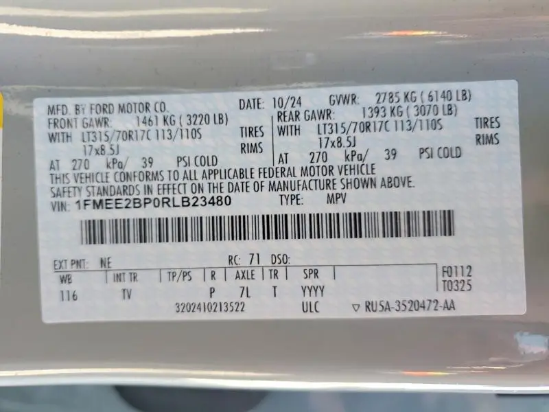 2024 FORD BRONCO WILDTRAK  