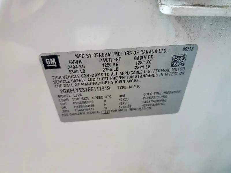 2014 GMC TERRAIN SLT  