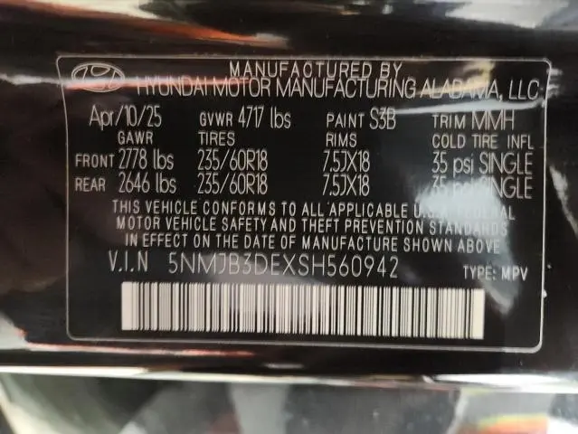 2025 HYUNDAI TUCSON SEL  