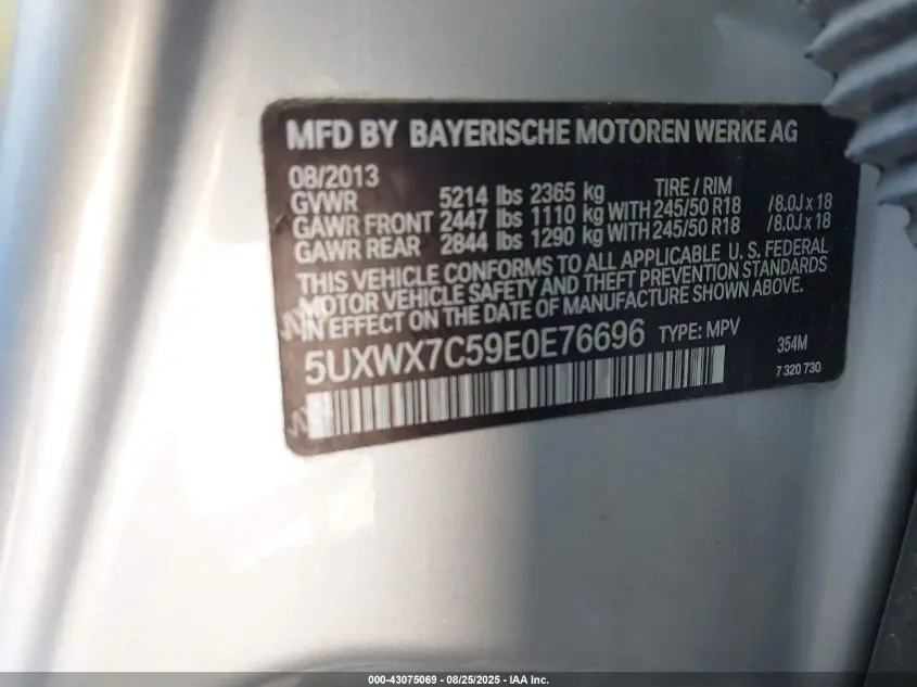 2014 BMW X3 XDRIVE35I