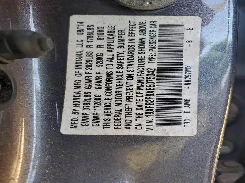 2014 HONDA ACCORD SPORT  