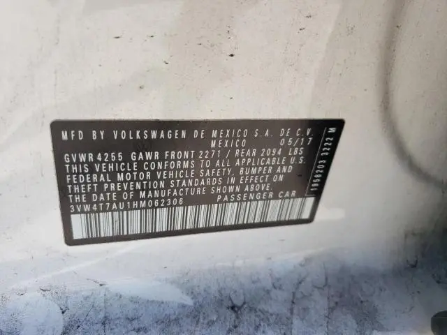 2017 VOLKSWAGEN GTI S  