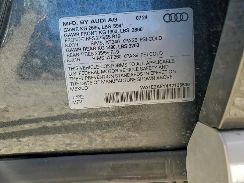 2024 AUDI Q5 E PREMIUM PLUS 55  