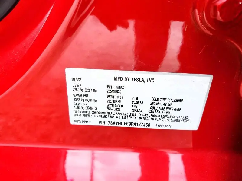 2023 TESLA MODEL Y   