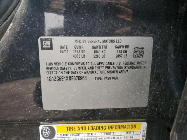 2011 CHEVROLET MALIBU 1LT  