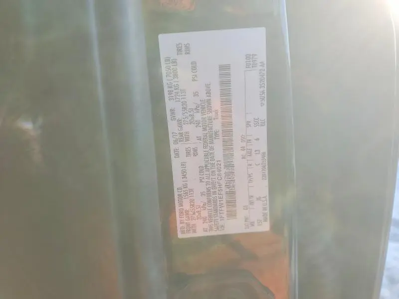 2017 FORD F150 SUPERCREW  