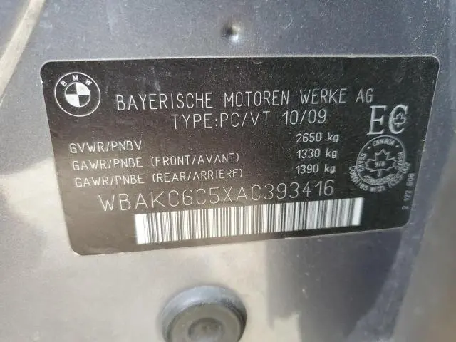 2010 BMW 750 I XDRIVE  