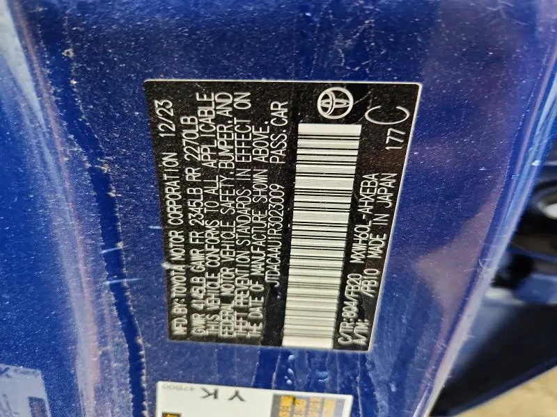 2024 TOYOTA PRIUS LE  