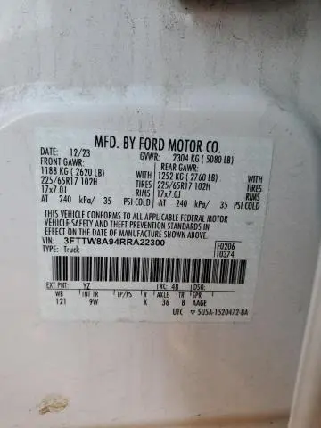 2024 FORD MAVERICK XL  