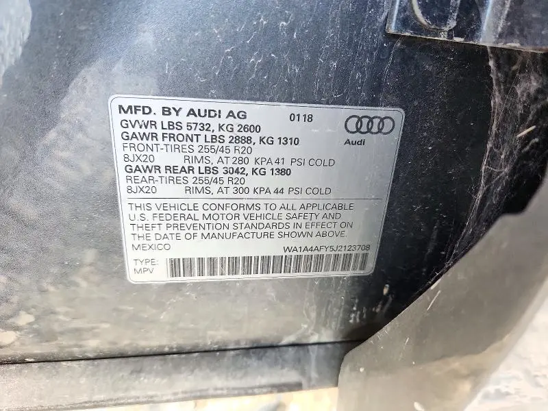 2018 AUDI SQ5 PREMIUM PLUS  
