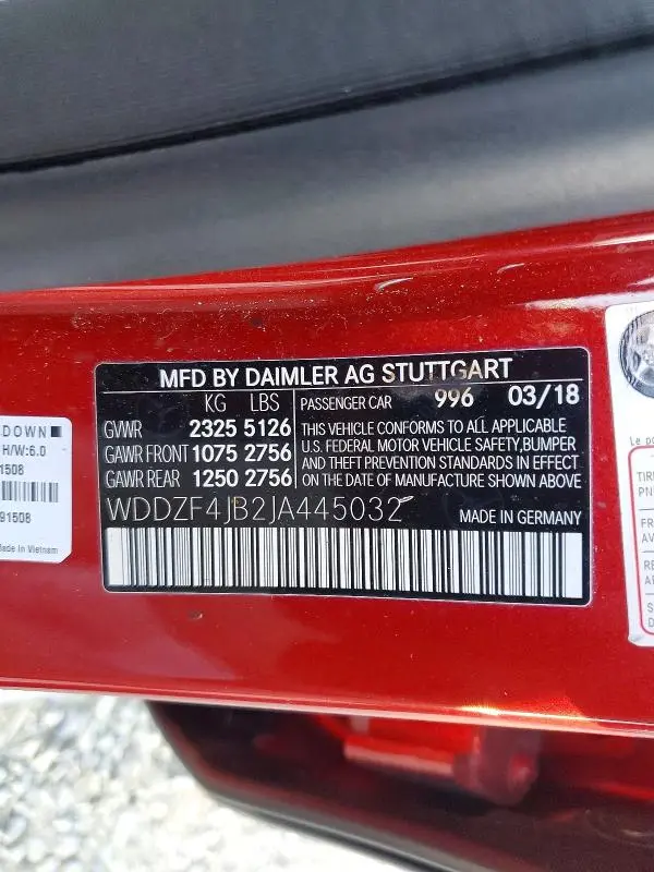 2018 MERCEDES-BENZ E 300  