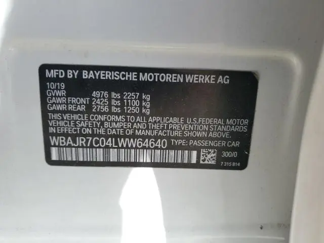 2020 BMW 530 XI