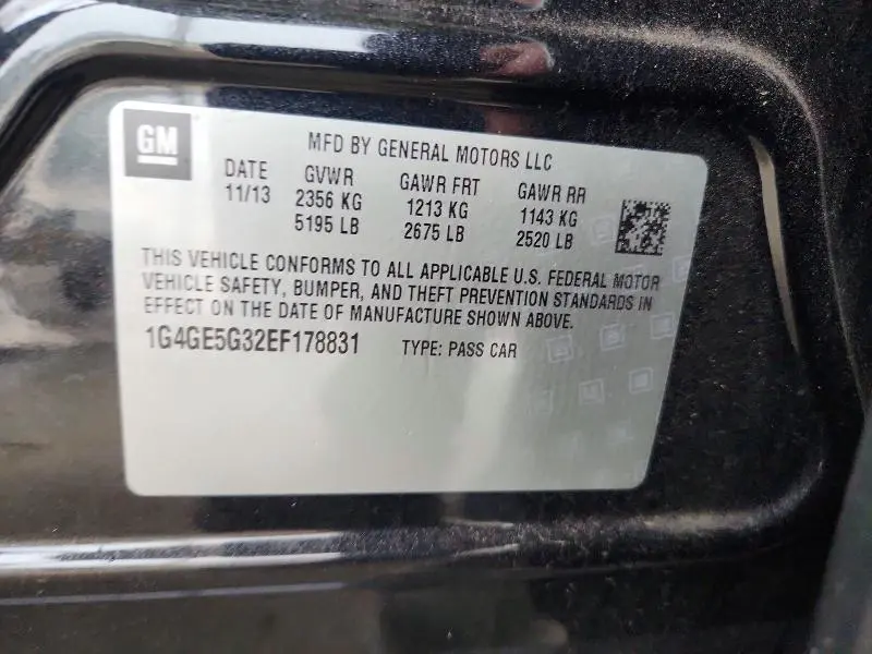2014 BUICK LACROSSE PREMIUM  