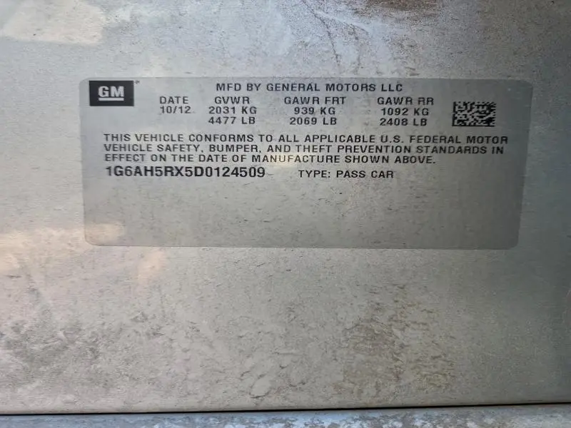 2013 CADILLAC ATS LUXURY  