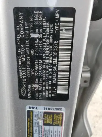 2021 HYUNDAI TUCSON LIMITED  