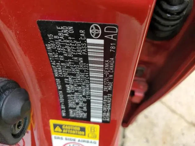 2015 TOYOTA COROLLA L  