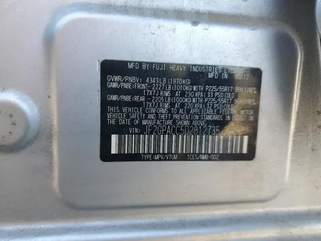 2013 SUBARU XV CROSSTREK 2.0 PREMIUM  