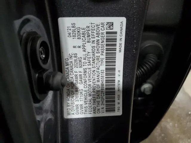 2021 HONDA CIVIC SPORT  