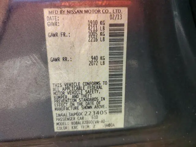 2013 NISSAN ALTIMA 2.5  