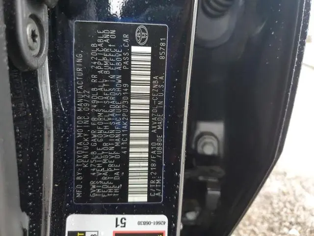 2023 TOYOTA CAMRY LE  