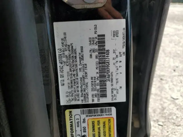 2016 FORD FUSION TITANIUM  