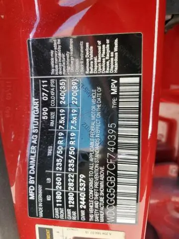 2012 MERCEDES-BENZ GLK 350  