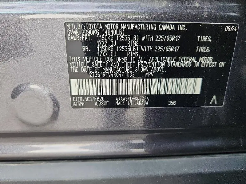 2024 TOYOTA RAV4 LE  