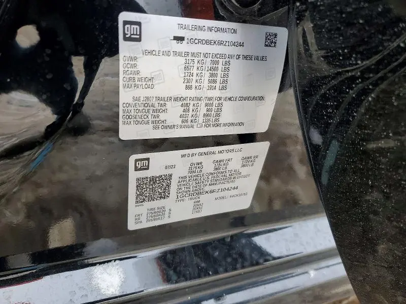 2024 CHEVROLET SILVERADO K1500 CUSTOM  