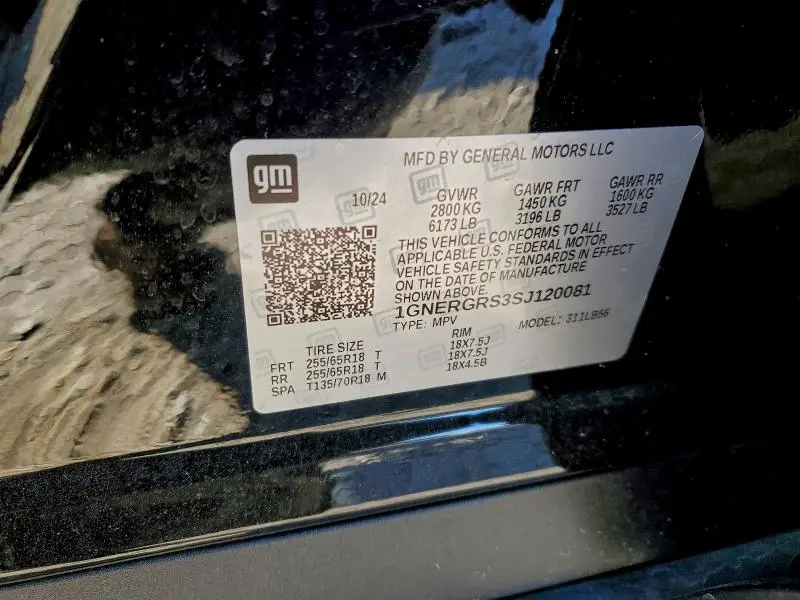 2025 CHEVROLET TRAVERSE LT  