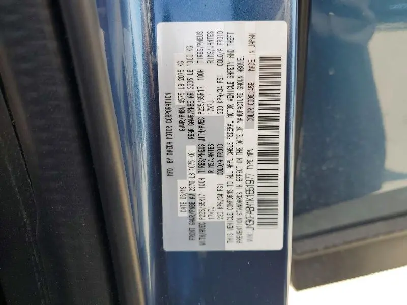2019 MAZDA CX-5 SPORT  