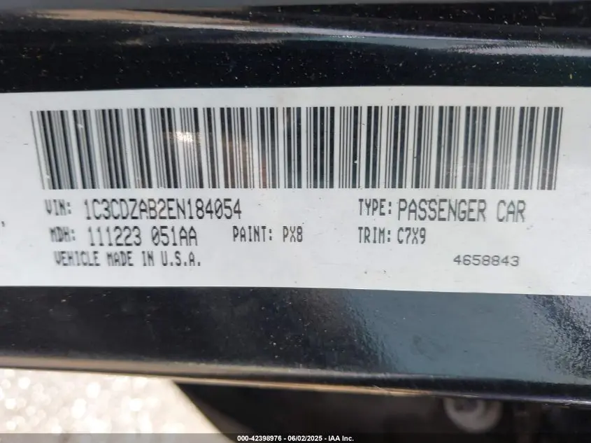 2014 DODGE AVENGER SE