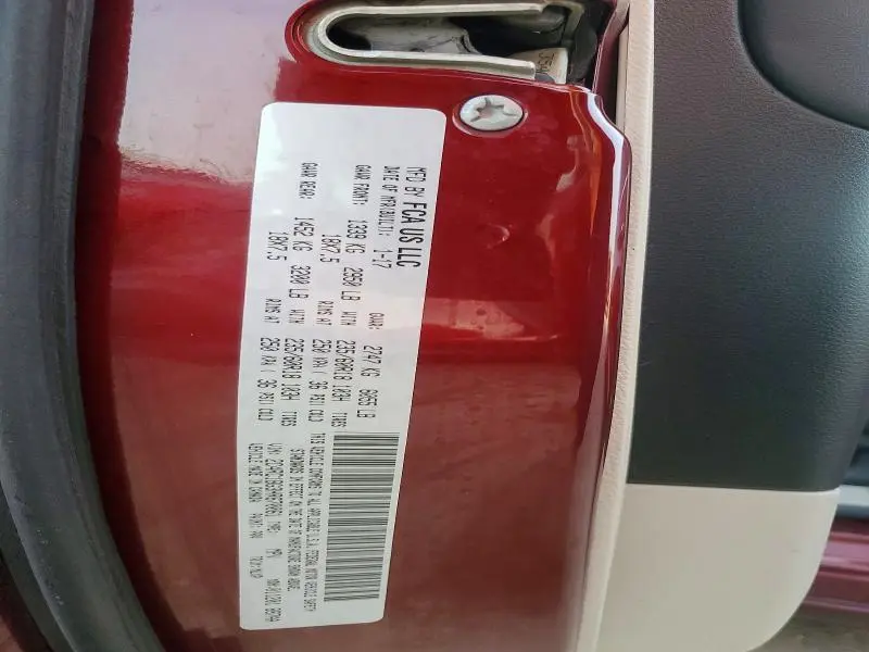 2017 CHRYSLER PACIFICA TOURING L  