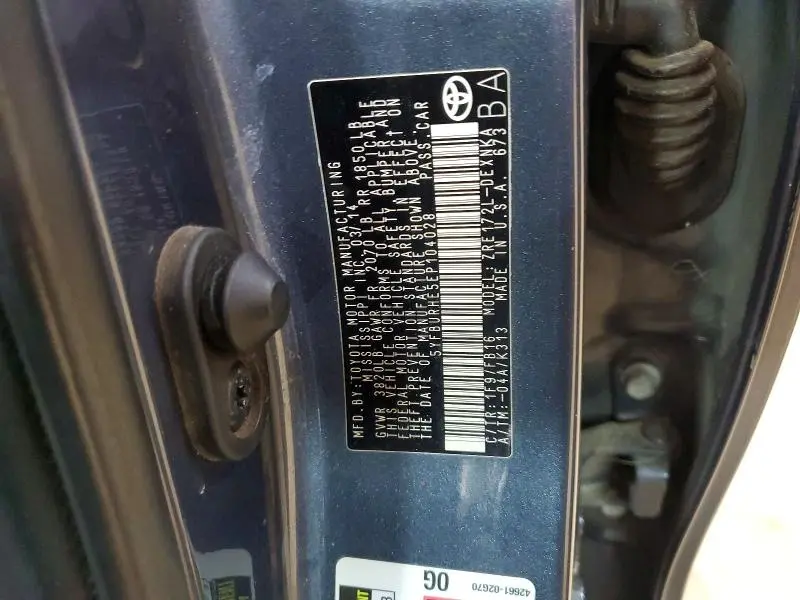 2014 TOYOTA COROLLA L  