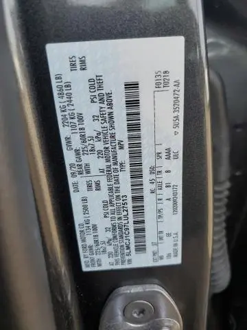 2020 LINCOLN CORSAIR   