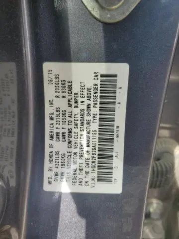 2016 HONDA ACCORD EXL