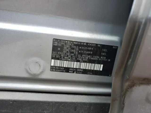 2021 TOYOTA RAV4 XLE PREMIUM  