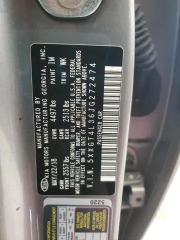 2018 KIA OPTIMA LX
