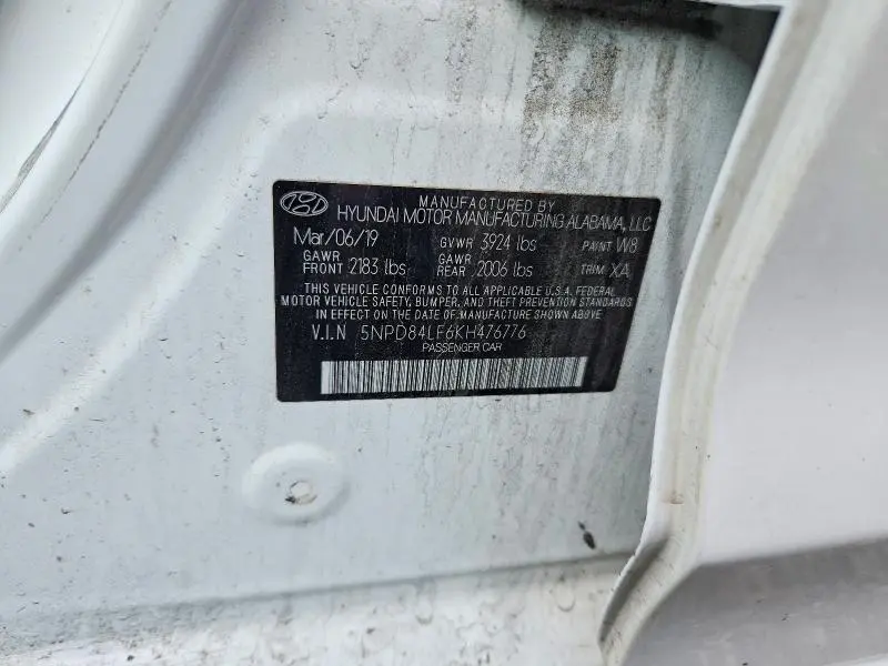 2019 HYUNDAI ELANTRA VALUE EDITION  