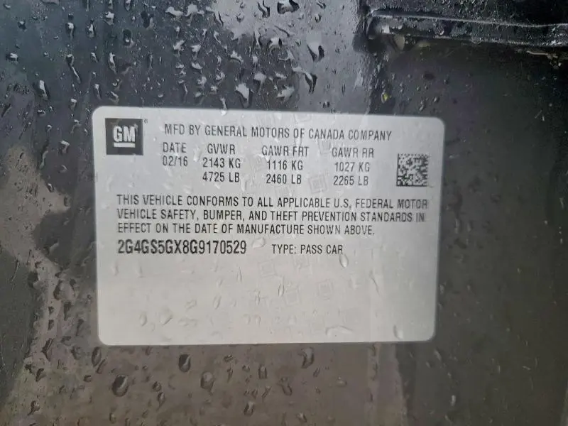 2016 BUICK REGAL PREMIUM  