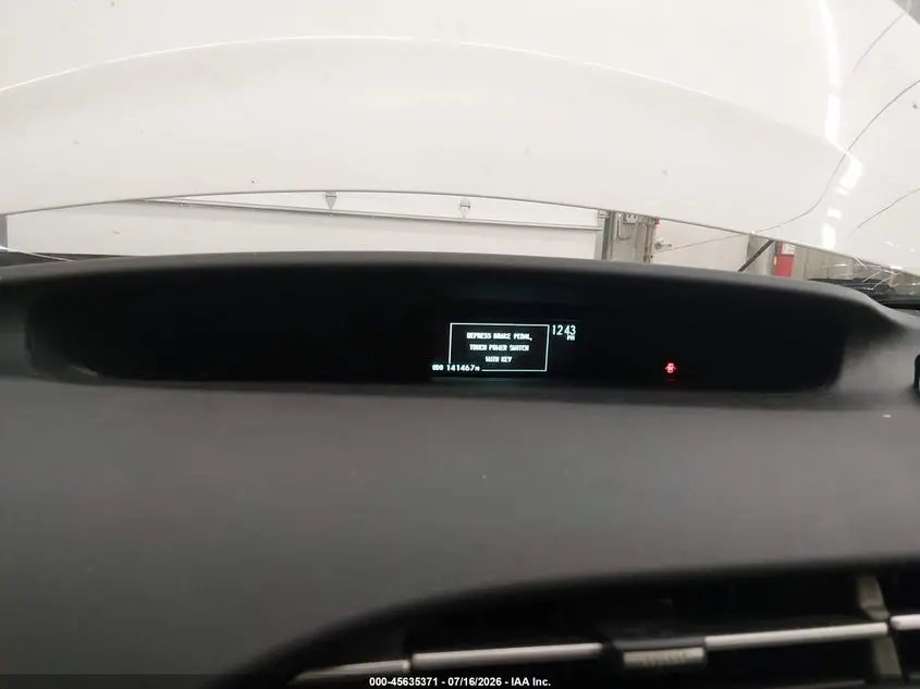 2012 TOYOTA PRIUS TWO