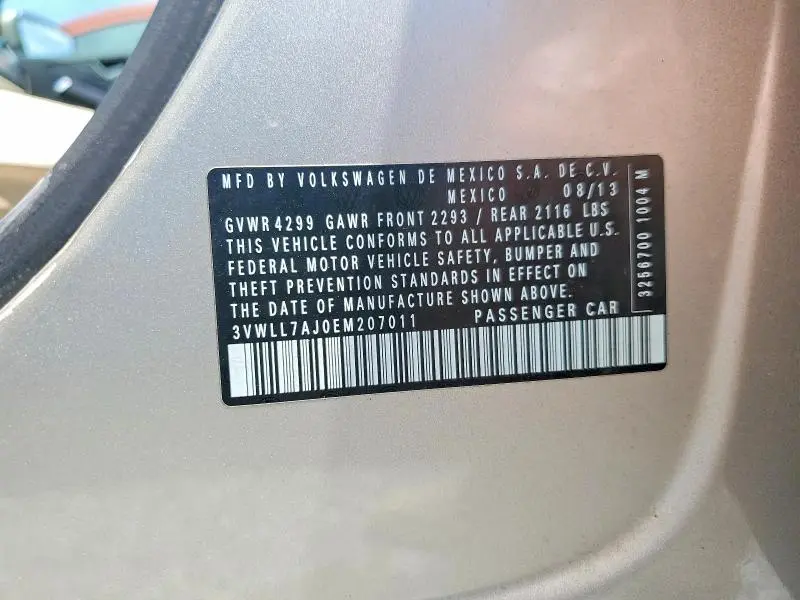 2014 VOLKSWAGEN JETTA TDI  