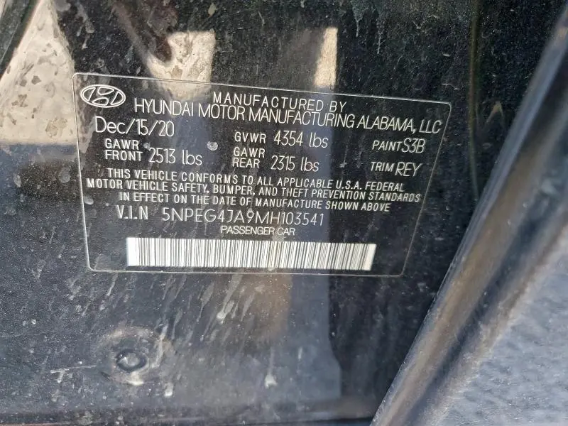 2021 HYUNDAI SONATA SE  