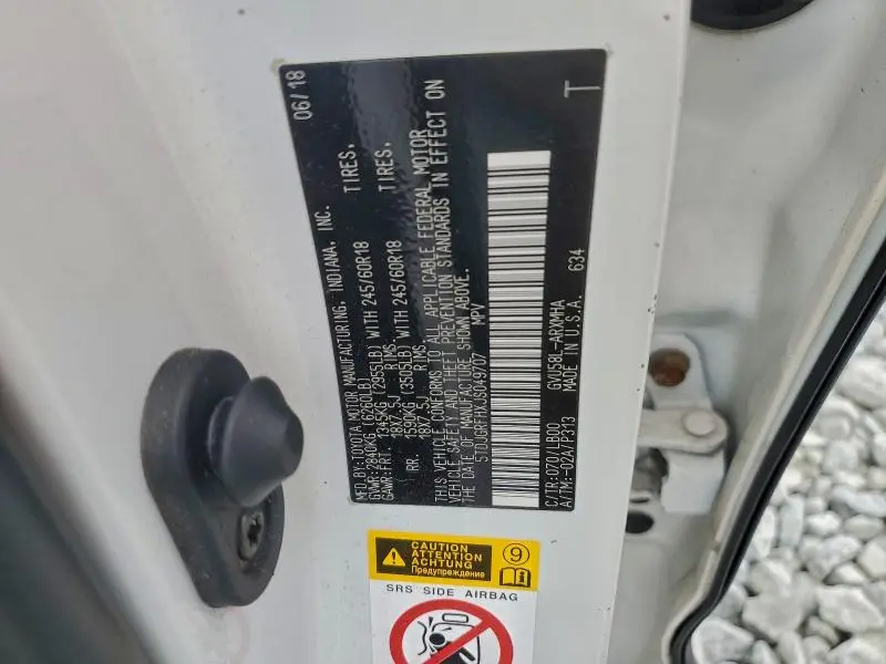 2018 TOYOTA HIGHLANDER HYBRID  