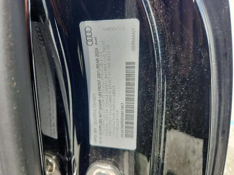 2015 AUDI RS5   