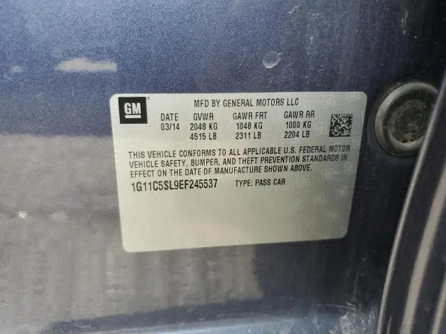 2014 CHEVROLET MALIBU 1LT