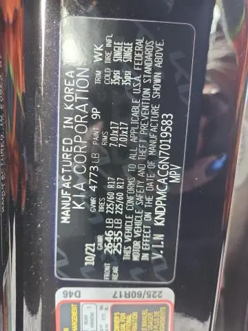 2022 KIA SPORTAGE LX  