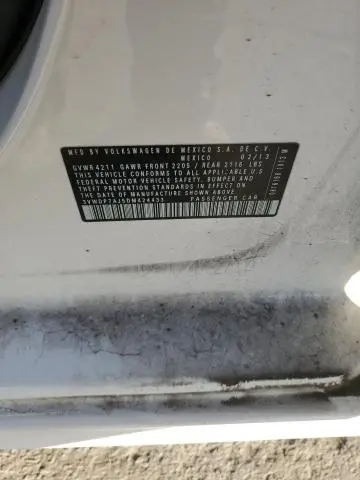 2013 VOLKSWAGEN JETTA SE  