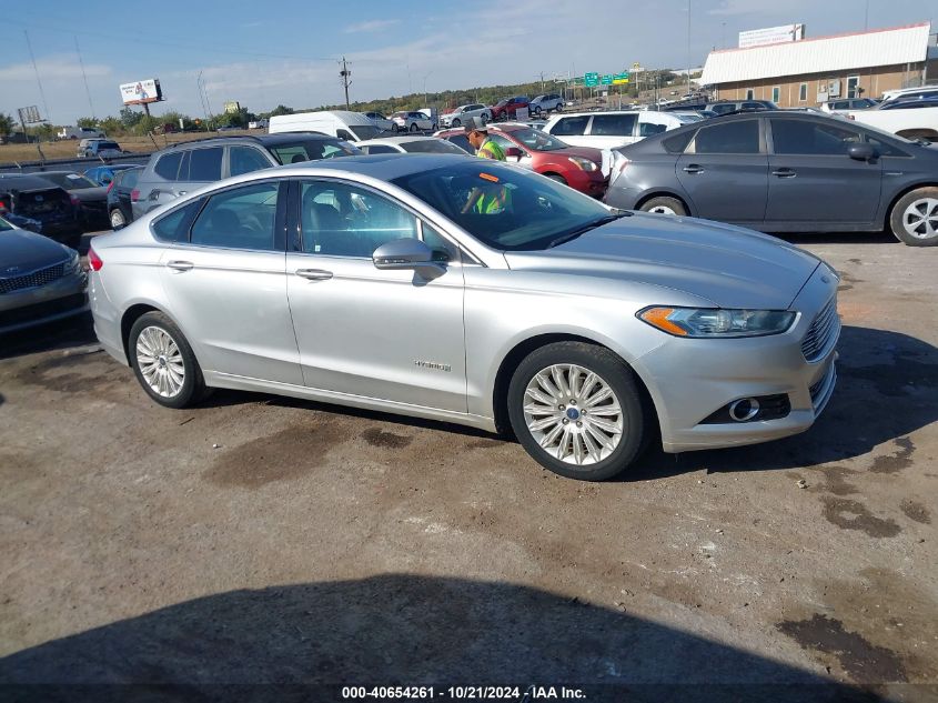 2013 FORD FUSION HYBRID SE